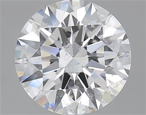 Picture of 3.01 Carats, Round with Excellent Cut, D Color, SI2 Clarity and Certified by GIA