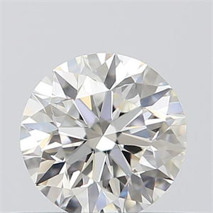 Picture of 0.40 Carats, Round with Excellent Cut, I Color, VVS1 Clarity and Certified by GIA