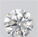 0.42 Carats, Round with Excellent Cut, H Color, VS2 Clarity and Certified by GIA