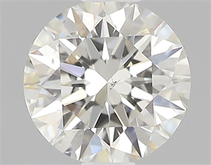 Picture of 0.40 Carats, Round with Excellent Cut, J Color, SI1 Clarity and Certified by GIA