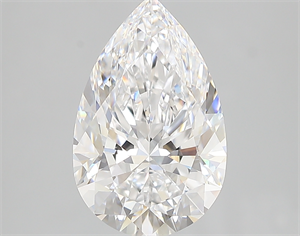 Picture of 3.02 Carats, Pear D Color, VVS2 Clarity and Certified by GIA