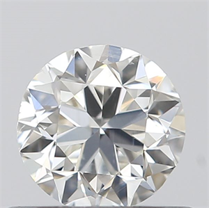 Picture of 0.50 Carats, Round with Very Good Cut, H Color, SI2 Clarity and Certified by GIA