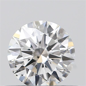Picture of 0.41 Carats, Round with Excellent Cut, E Color, SI1 Clarity and Certified by GIA
