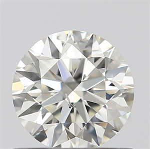 Picture of 0.62 Carats, Round with Excellent Cut, K Color, SI2 Clarity and Certified by GIA