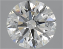 2.51 Carats, Round with Excellent Cut, K Color, SI2 Clarity and Certified by GIA