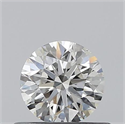 0.40 Carats, Round with Excellent Cut, G Color, SI1 Clarity and Certified by GIA