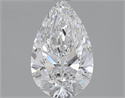 2.01 Carats, Pear D Color, VVS2 Clarity and Certified by GIA