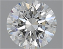 1.90 Carats, Round with Excellent Cut, H Color, VS2 Clarity and Certified by GIA