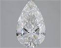 2.80 Carats, Pear F Color, VS2 Clarity and Certified by GIA