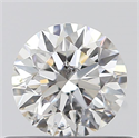 0.42 Carats, Round with Excellent Cut, F Color, SI2 Clarity and Certified by GIA