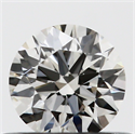 0.40 Carats, Round with Excellent Cut, H Color, IF Clarity and Certified by GIA