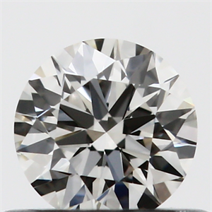 Picture of 0.40 Carats, Round with Excellent Cut, H Color, IF Clarity and Certified by GIA