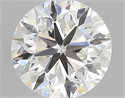 0.40 Carats, Round with Very Good Cut, H Color, VVS1 Clarity and Certified by GIA