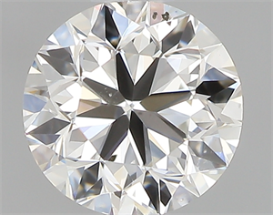 Picture of 0.50 Carats, Round with Very Good Cut, H Color, SI1 Clarity and Certified by GIA