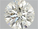 0.61 Carats, Round with Excellent Cut, L Color, VS2 Clarity and Certified by GIA