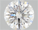 3.12 Carats, Round with Excellent Cut, E Color, VS2 Clarity and Certified by GIA