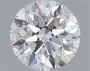 Picture of 1.01 Carats, Round with Excellent Cut, D Color, VVS2 Clarity and Certified by GIA