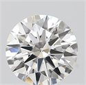 0.41 Carats, Round with Excellent Cut, H Color, SI1 Clarity and Certified by GIA