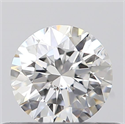 0.40 Carats, Round with Excellent Cut, F Color, SI1 Clarity and Certified by GIA