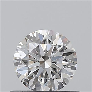 Picture of 0.41 Carats, Round with Excellent Cut, H Color, SI1 Clarity and Certified by GIA