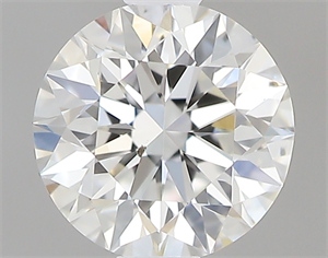 Picture of 0.44 Carats, Round with Excellent Cut, H Color, SI1 Clarity and Certified by GIA