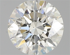 Picture of 0.50 Carats, Round with Excellent Cut, J Color, SI1 Clarity and Certified by GIA