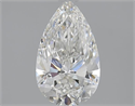 1.70 Carats, Pear H Color, VVS1 Clarity and Certified by GIA