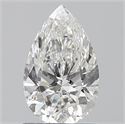 0.90 Carats, Pear H Color, SI1 Clarity and Certified by GIA