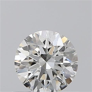 Picture of 0.42 Carats, Round with Excellent Cut, I Color, VVS2 Clarity and Certified by GIA