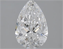1.71 Carats, Pear E Color, SI2 Clarity and Certified by GIA