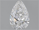 1.50 Carats, Pear E Color, VS1 Clarity and Certified by GIA