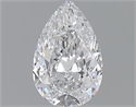 1.03 Carats, Pear D Color, SI2 Clarity and Certified by GIA