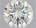 0.41 Carats, Round with Excellent Cut, K Color, IF Clarity and Certified by GIA