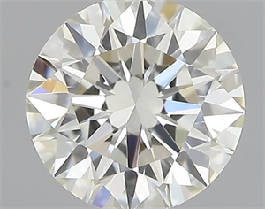 Picture of 0.41 Carats, Round with Excellent Cut, K Color, IF Clarity and Certified by GIA