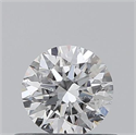 0.40 Carats, Round with Excellent Cut, E Color, SI2 Clarity and Certified by GIA