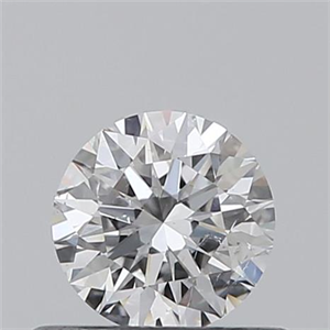 Picture of 0.40 Carats, Round with Excellent Cut, E Color, SI2 Clarity and Certified by GIA