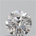 0.50 Carats, Round with Excellent Cut, J Color, SI1 Clarity and Certified by GIA