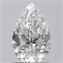 0.91 Carats, Pear F Color, VS2 Clarity and Certified by GIA