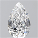 0.81 Carats, Pear E Color, VS2 Clarity and Certified by GIA