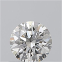 0.40 Carats, Round with Excellent Cut, H Color, VS2 Clarity and Certified by GIA