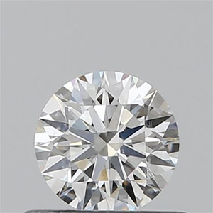 Picture of 0.40 Carats, Round with Excellent Cut, H Color, SI1 Clarity and Certified by GIA