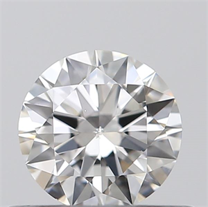 Picture of 0.40 Carats, Round with Excellent Cut, F Color, SI1 Clarity and Certified by GIA