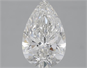 1.76 Carats, Pear H Color, VVS1 Clarity and Certified by GIA