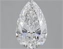 2.01 Carats, Pear E Color, VS2 Clarity and Certified by GIA