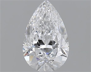 Picture of 1.00 Carats, Pear D Color, SI1 Clarity and Certified by GIA