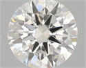 0.41 Carats, Round with Excellent Cut, I Color, VVS1 Clarity and Certified by GIA