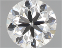 0.40 Carats, Round with Very Good Cut, I Color, IF Clarity and Certified by GIA