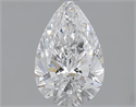 1.50 Carats, Pear D Color, VS2 Clarity and Certified by GIA