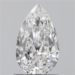 Picture of 0.70 Carats, Pear D Color, SI2 Clarity and Certified by GIA