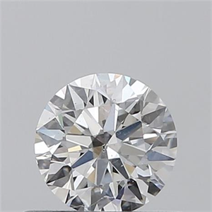 Picture of 0.40 Carats, Round with Excellent Cut, F Color, SI2 Clarity and Certified by GIA